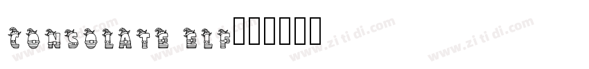 Consolate Elf字体字体转换